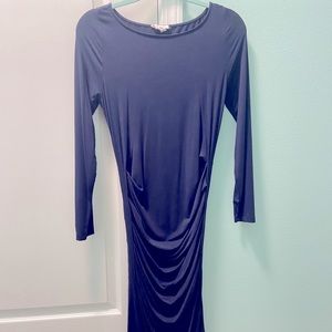 Navy long sleeved maternity dress, Medium